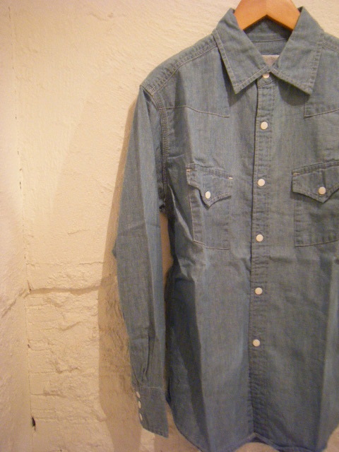 画像: 【Limhome】one-shot/chambray shirts western 商品アップ完了