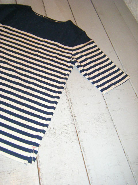 画像: 【ELEVN EIGHT】nep border basque 1/2sleeve shirts商品アップ完了。