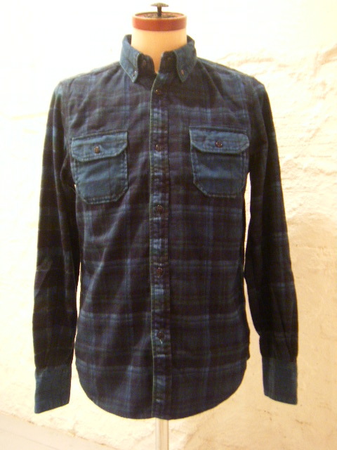 画像: 【ARIKIRI】sun flannel cheick shirts/indigo 商品アップ完了です。