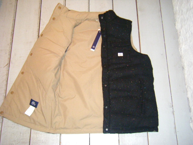 画像: 【gymmaster】color nep cross reversible down vest 商品アップ完了です。