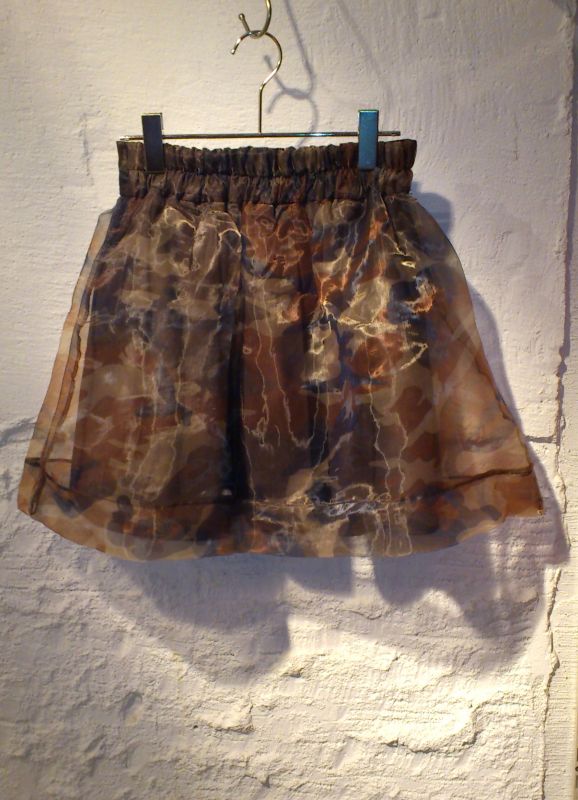 画像: 【w closet】organdy reversible gather skirt商品アップ完了です。