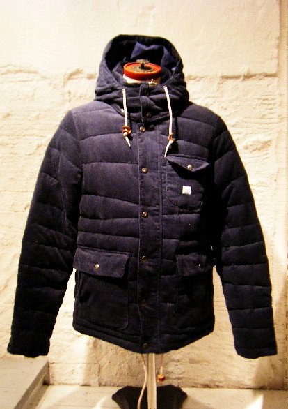 画像: 【gymmaster】corduroy down JKT(navy) 商品アップ完了です。