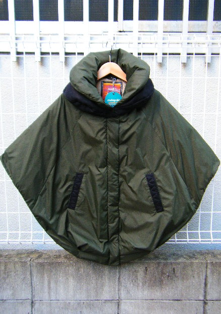 画像: 【owispale】shawl collar down poncho