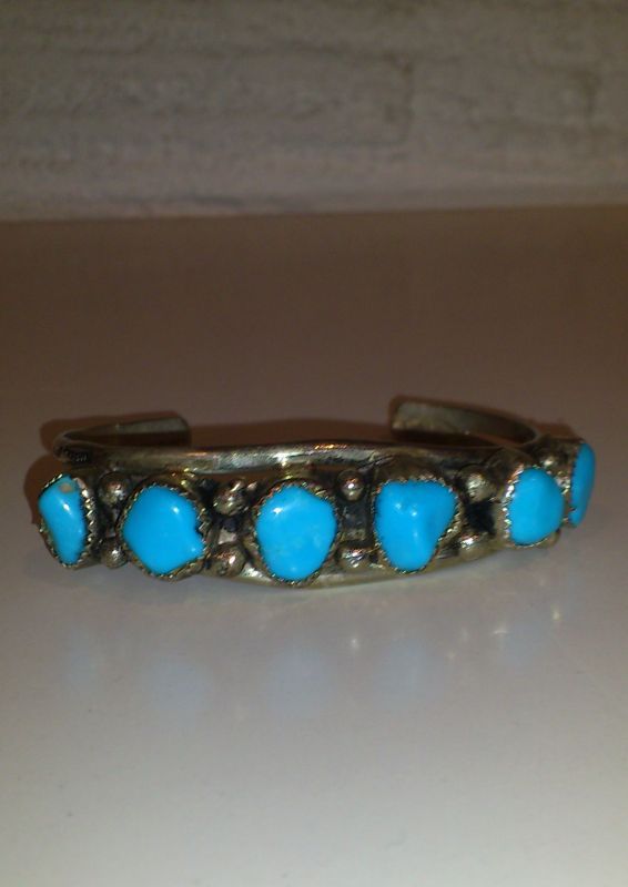 画像: 【VINTAGE】sleeping beauty turquoise bangle/navojo 商品アップ完了です。