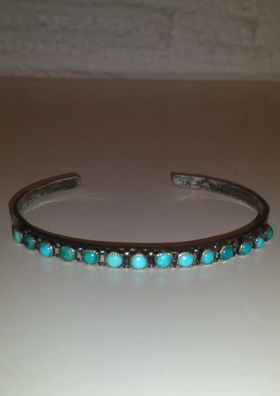 画像: 【VINTAGE】50's turquoise bangle/zuni 商品アップ完了です。