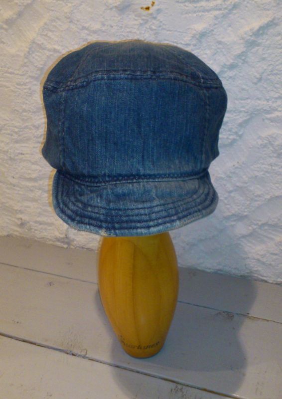 画像: 【sublime】denim work cap/vintage wash 商品アップ完了です。