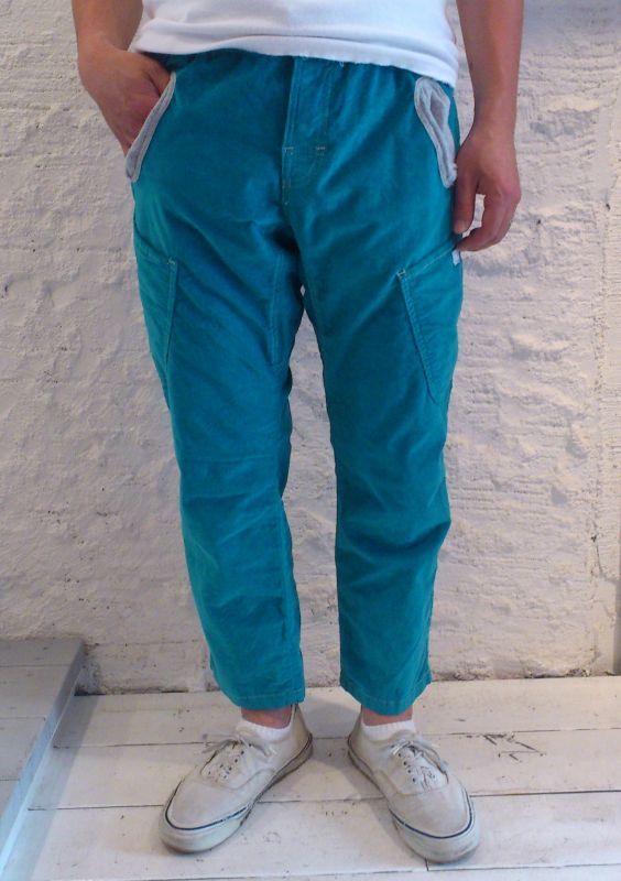 画像: 【gymmaster】stretch summer corduroy shirring up cropped pants 商品アップ完了です。