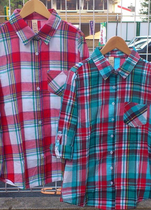 画像: 【CUORE STORE MARKET】madras check 2way shirts 商品アップ完了です。