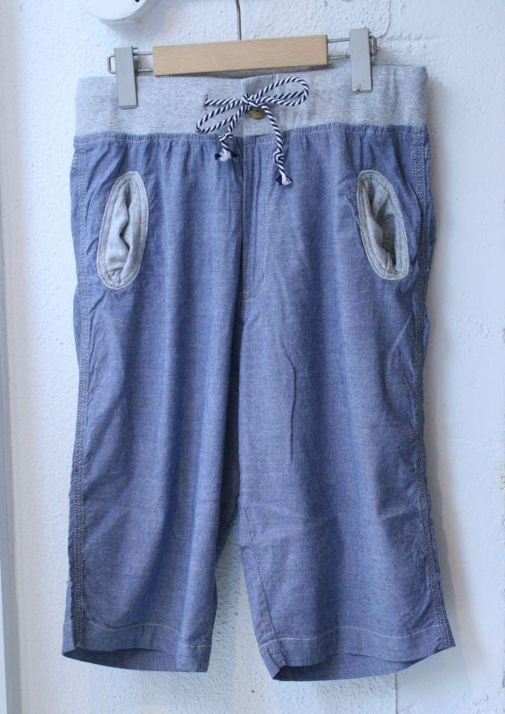 画像: 【gymmaster】bamboo chambray half pants 商品アップ完了です。