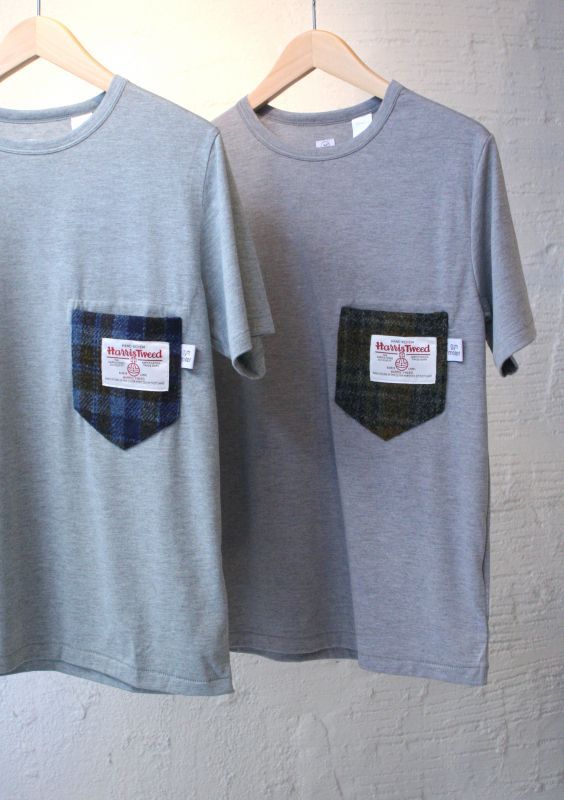 画像: 【gymmaster×Harris Tweed】poket S/S tee 商品アップ完了です。