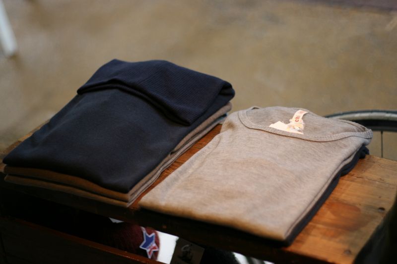 画像: 【ichi】poeder teleco crew&turtle neck/made in japan 商品アップ完了です。