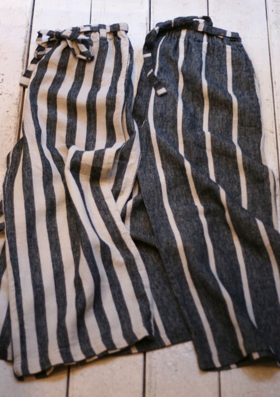 画像: 【ichi】stripe wide easy pants 商品アップ完了です。