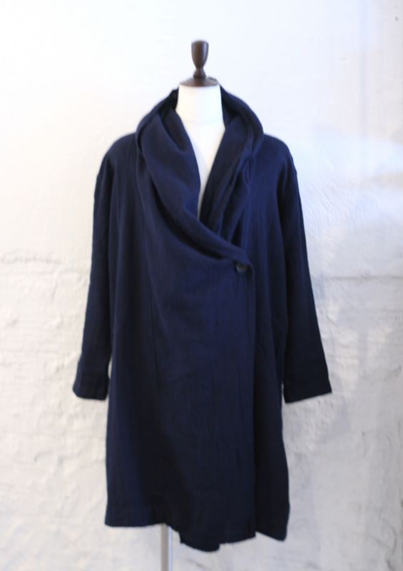 画像: 【ichi】cotton linen twill hoody gown jk 商品アップ完了です。