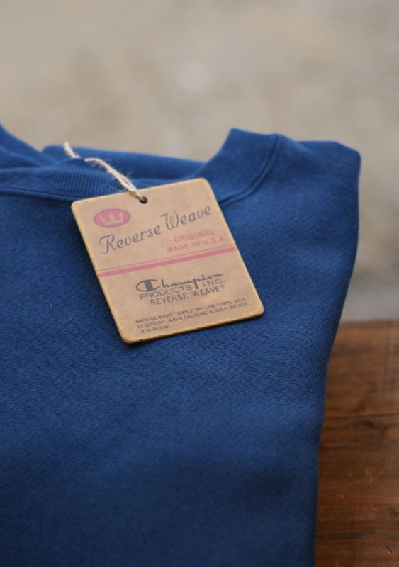 画像: 【champion/made in USA】reverseweave crew neck sweat(ink blue) 追加入荷しました。