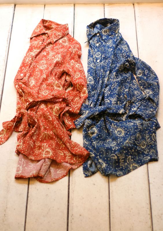 画像: 【ichi】flower shirt onepeice 商品アップ完了です。