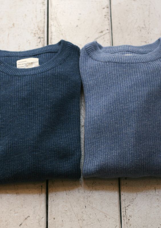 画像: 【ichi】cotton knit crew neck 商品アップ完了です。