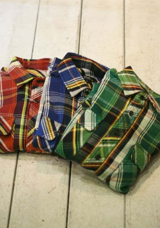 画像: 【beno】flannel work check shirt 商品アップ完了です。