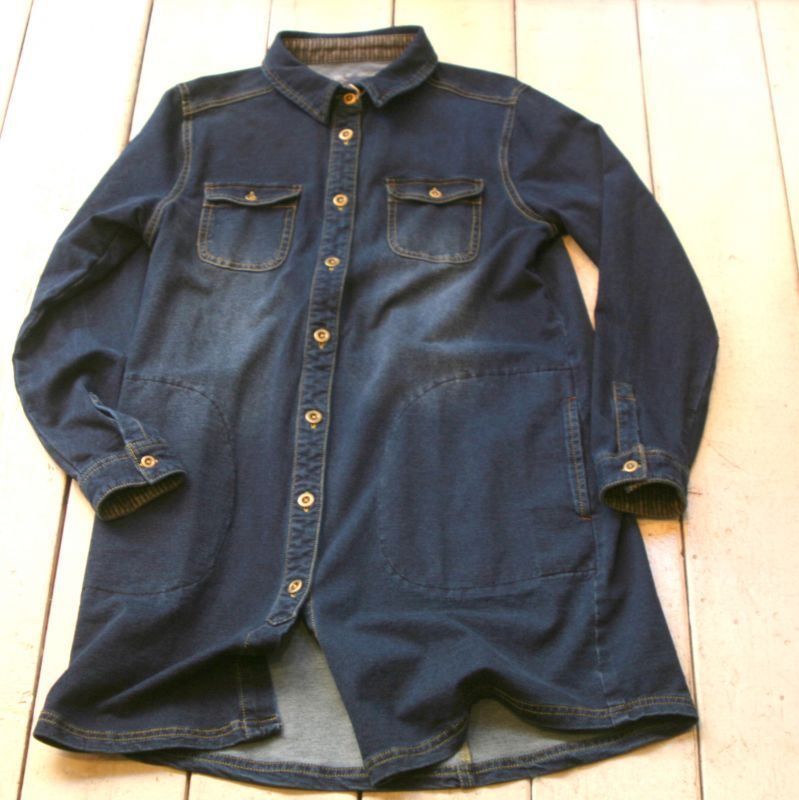 画像: 【EMAGO】cut denim shirt onepeice 商品アップ完了です。