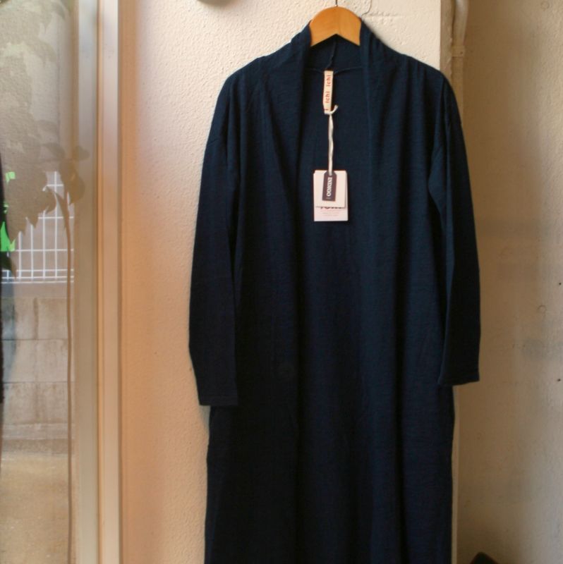 画像: 【ichi】indigo cut gown cardigan 商品アップ完了です。