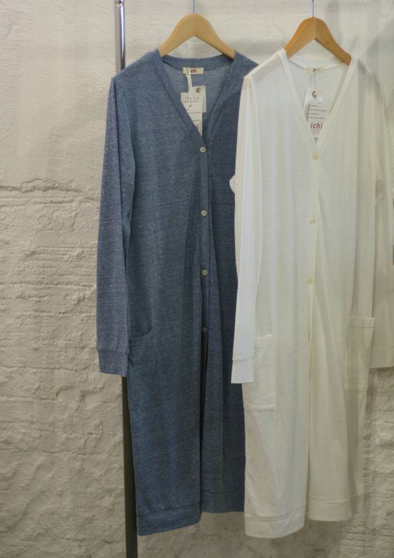 画像: 【ichi】nep V-ceck long cardigan 商品アップ完了です。