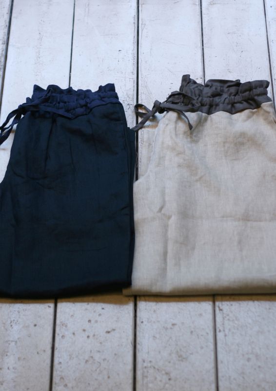 画像: 【LUEUF】linen wide pant 商品アップ完了です。