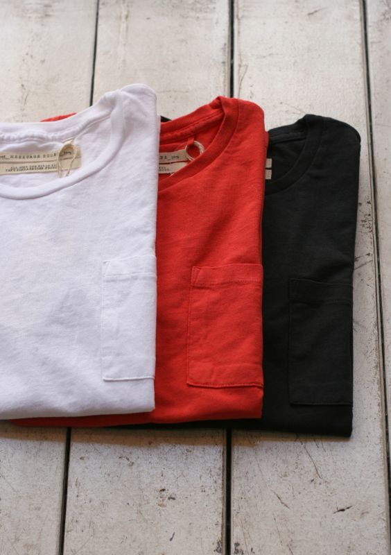 画像: 【heritage stone】pocket S/S Tee /made in USA 商品アップ完了です。