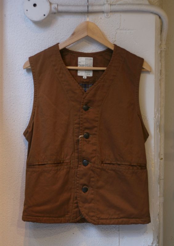 画像: 【oilcake】twill vest 商品アップ完了です。