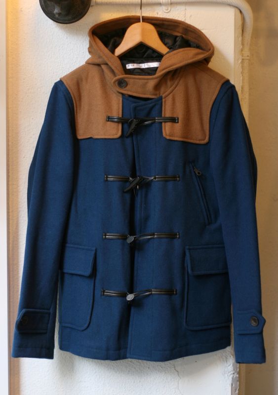 画像: 【HOB】bi-color short daffle-coat 商品アップ完了です。