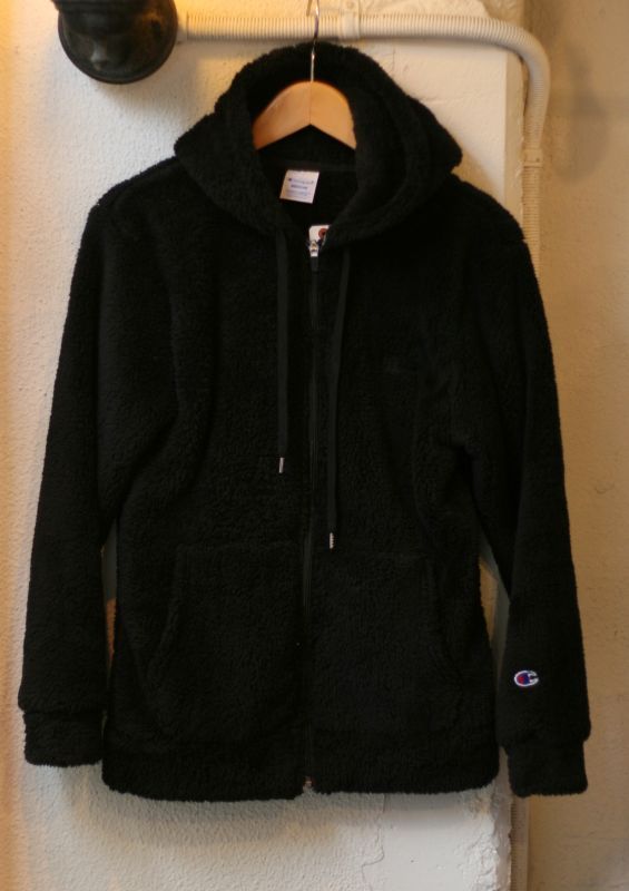 画像: 【champion】fleece zip parka (black) 新色入荷しました。