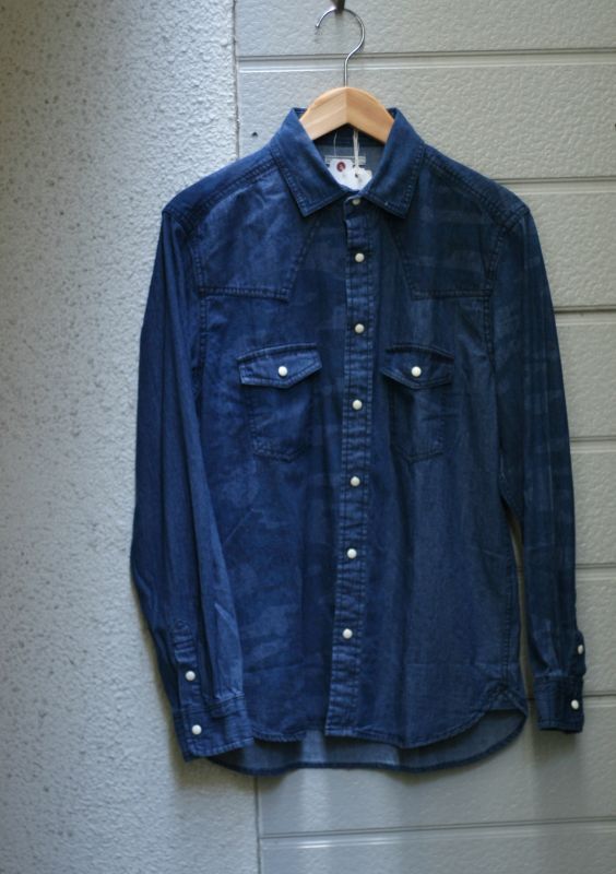 画像: 【GLOVE HOUSE】camo denim western shirt 商品アップ完了です。