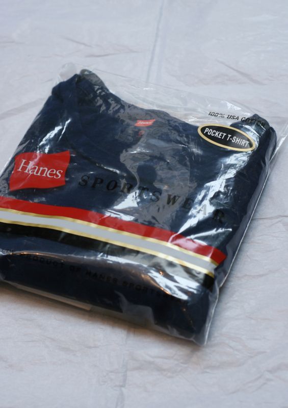 画像: 【Hanes】SPORTSWEAR crew&v-neck pocket pack tee indigo 商品アップ完了です。