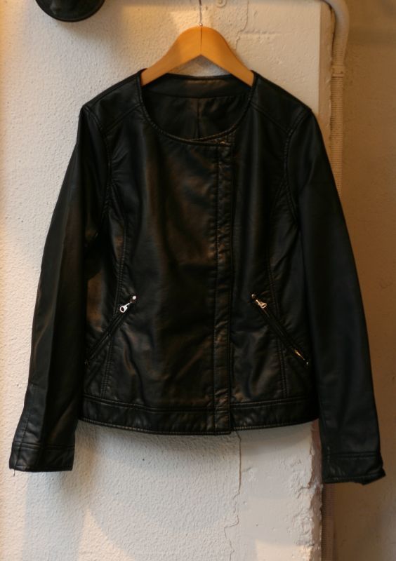 画像: 【EN DEUX PASSY 】Fake Leather JKT 商品アップ完了です。