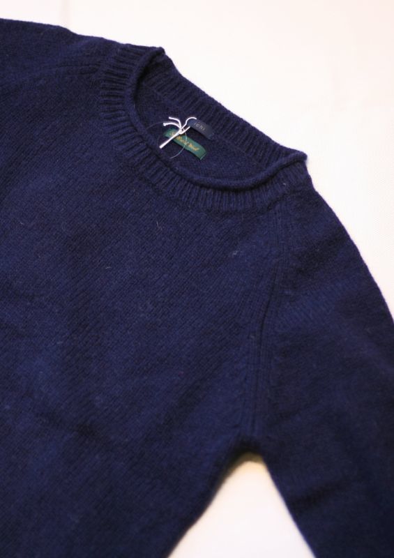 画像: 【ichi】shetland wool crew neck knit 商品アップ完了です。