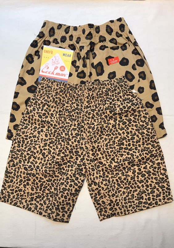 画像: 【cook man】chef short pants leopard 商品アップ完了です。