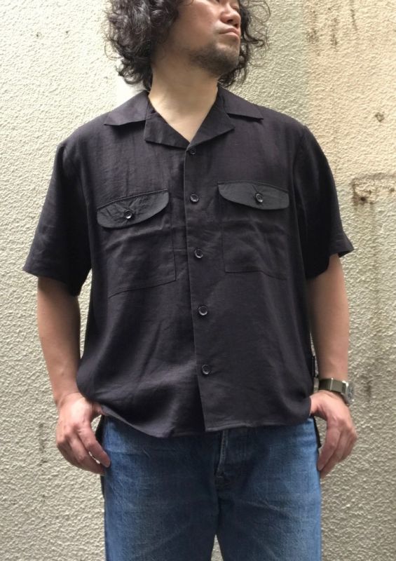 画像: 【gym master】linen×rayon open-collar shirt 商品アップ完了です。