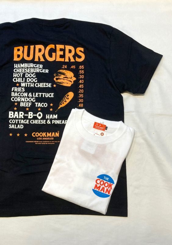 画像: 【Cookman】S/S Tee Burgers menu 追加入荷しました。