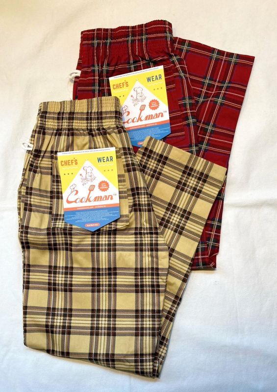 画像: 【Cookman】Chef Pants Tartan Check 商品アップ完了です。