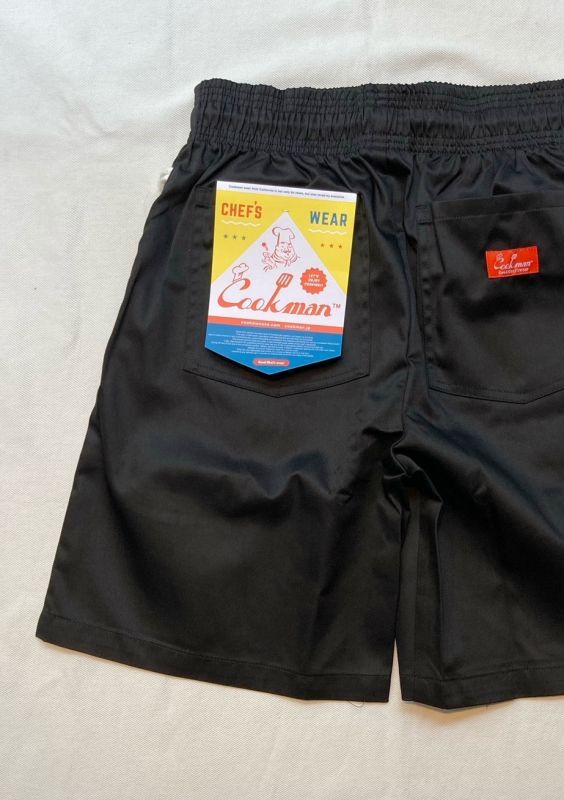 画像: 【cook man】 chef short pants (black) 商品アップ完了です。