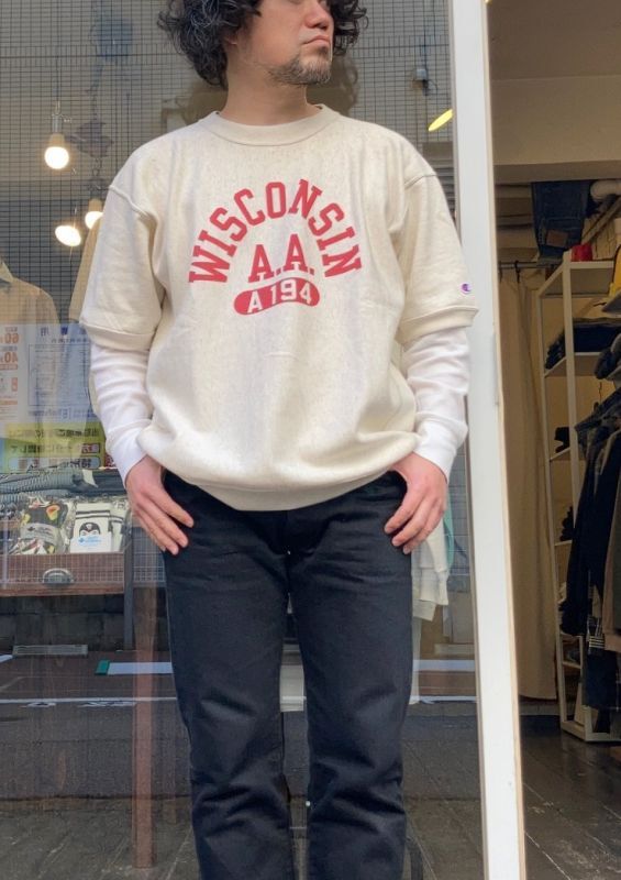 画像: 【champion】 10oz Reverse weave Crew neck Short Sleeve Sweat Shirt 商品アップ完了です。