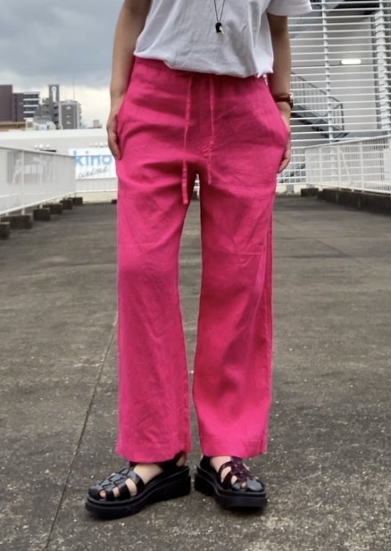 画像: 【ichi】 Linen Canvas Pants 商品アップ完了です。