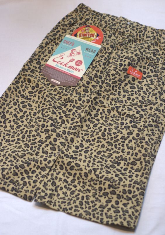 画像: 【cook man】 Baker's Skirt (leopard) 商品アップ完了です。 