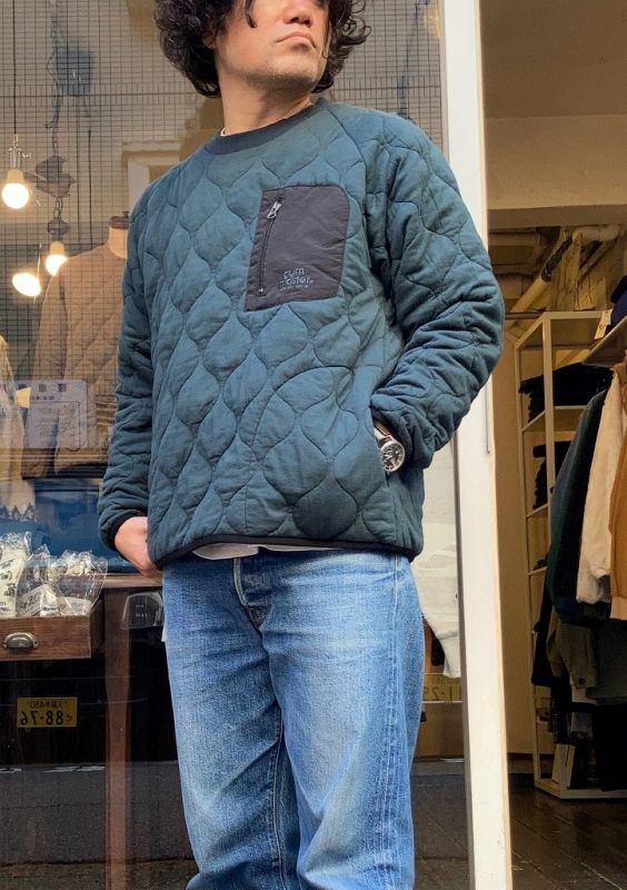 画像: 【gym master】 wave quilting crew-neck 商品アップ完了です。