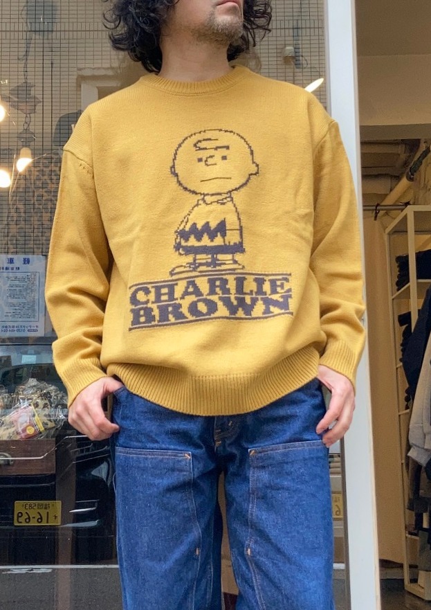 画像: 【POWER TO THE PEOPLE】 PEANUTS Crew-neck Knit 商品アップ完了です。