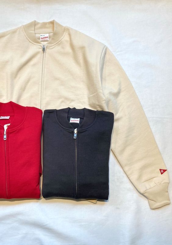 画像: 【Healthknit】 Classic Sweat Zip Front Jacket 商品アップ完了です。