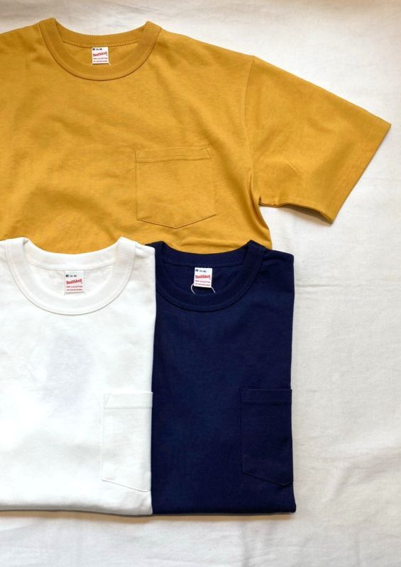 画像: 【Healthknit】 Max-weight Crew-neck Short Sleeve Pocket Tee 商品アップ完了です。