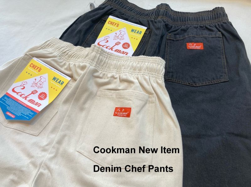 画像: 【Cookman】 Chef Pants Denim 商品アップ完了です。