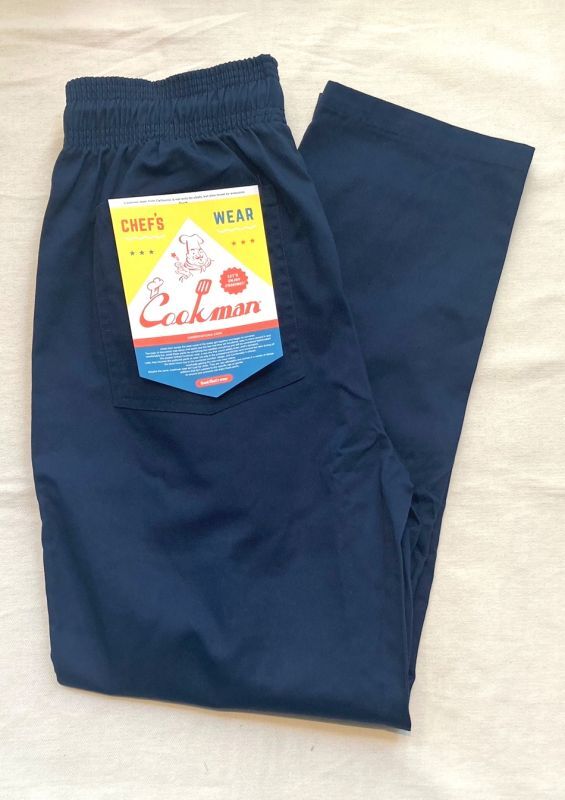 画像: 【cookman】chef pants (navy) (charcoal) 商品アップ完了です。