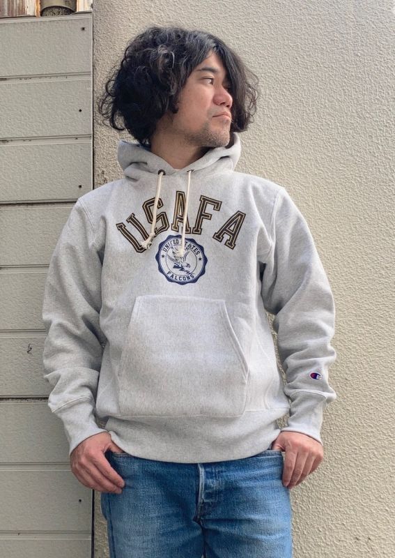 画像: 【champion】11.5oz reverse weave pullover parka sweat shirt/ USAFA 商品アップ完了です。