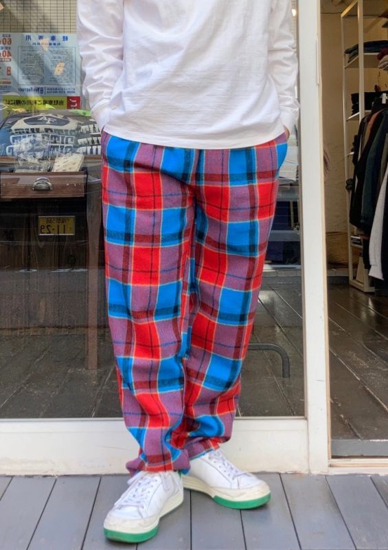 画像: 【Cookman】 Chef Pants Wool-mix Tartan 商品アップ完了です。