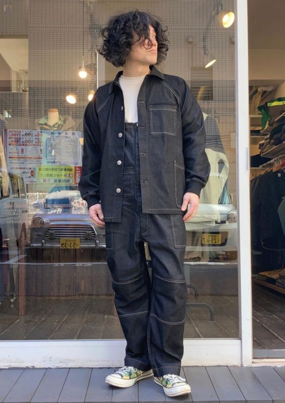 画像: 【gym master】 Denim Garment Wash Gardening Overall 商品アップ完了です。